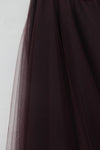 marc le bihan 2591 bordeaux yarn skirt